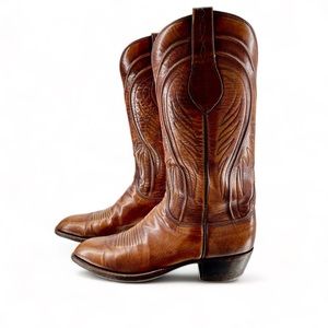 Lucchese Handmade 1LD07 2083 French Toe Cowboy Boots Mens 7.5 D / Womens 8.5 D